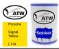 Preview: Porsche, Signal Yellow, L114: 500ml Lackdose, von ATW Autoteile West.